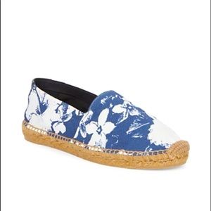 Saint Laurent Hibiscus-Print Espadrilles